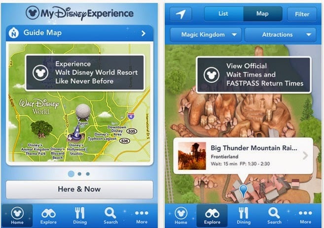 Parques de Disney en Orlando: Aplicación Disney Experience de Disney Orlando