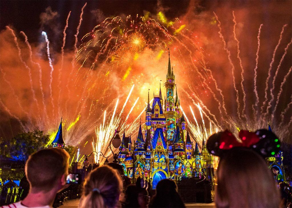 Magic Kingdom en Orlando: Fuegos artificiales